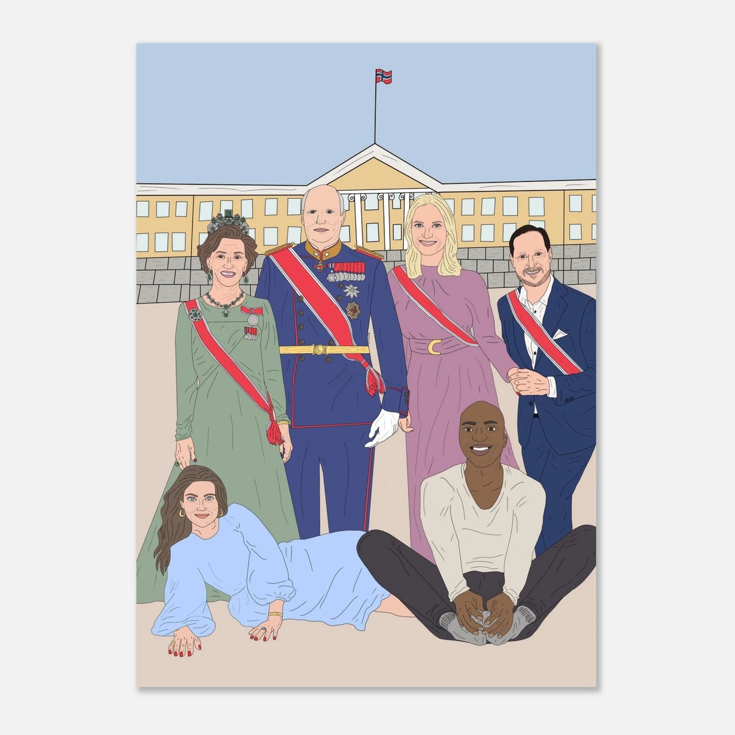 Kongefamilien Print Material - Printso