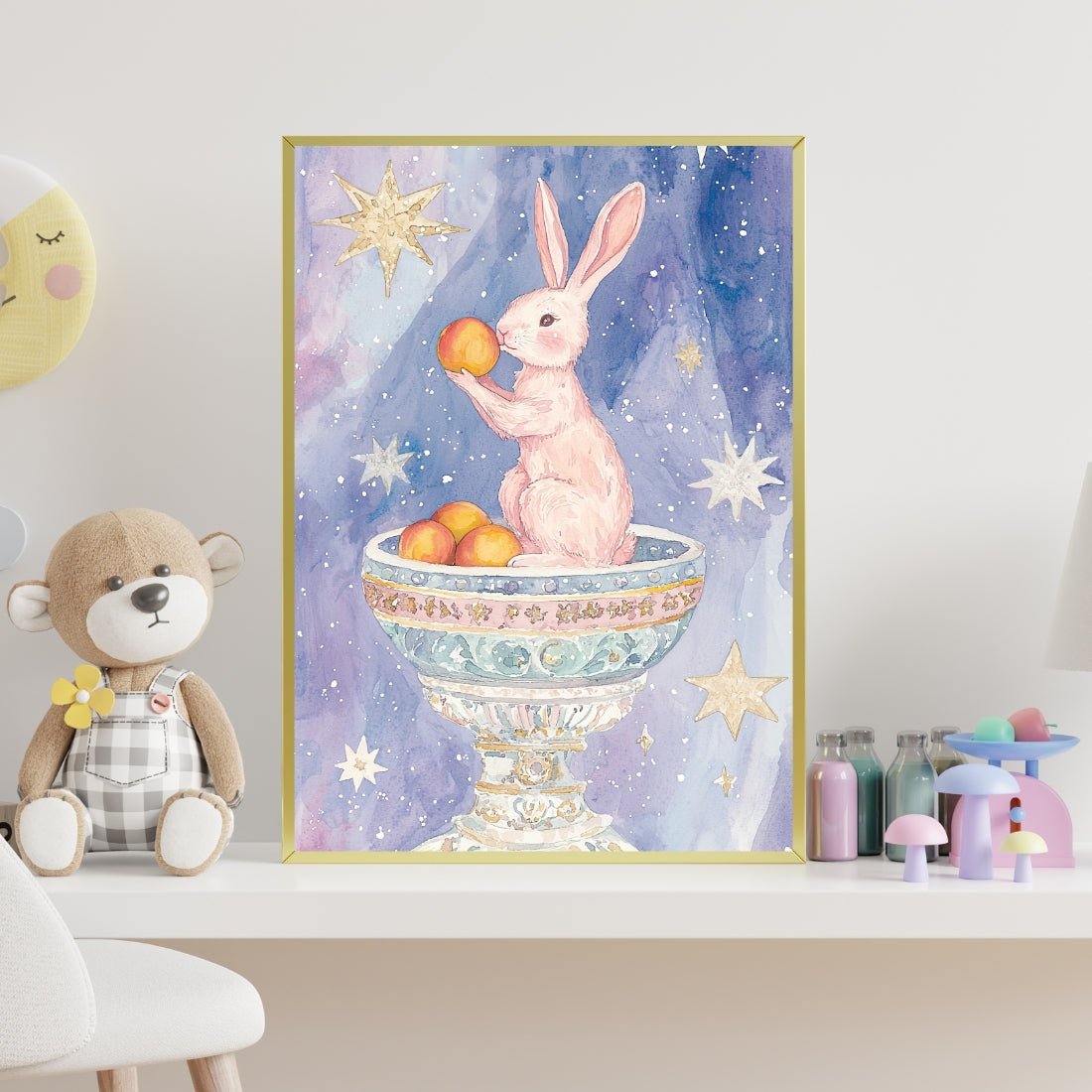 Vintage Kanin Plakat Print Material - Printso