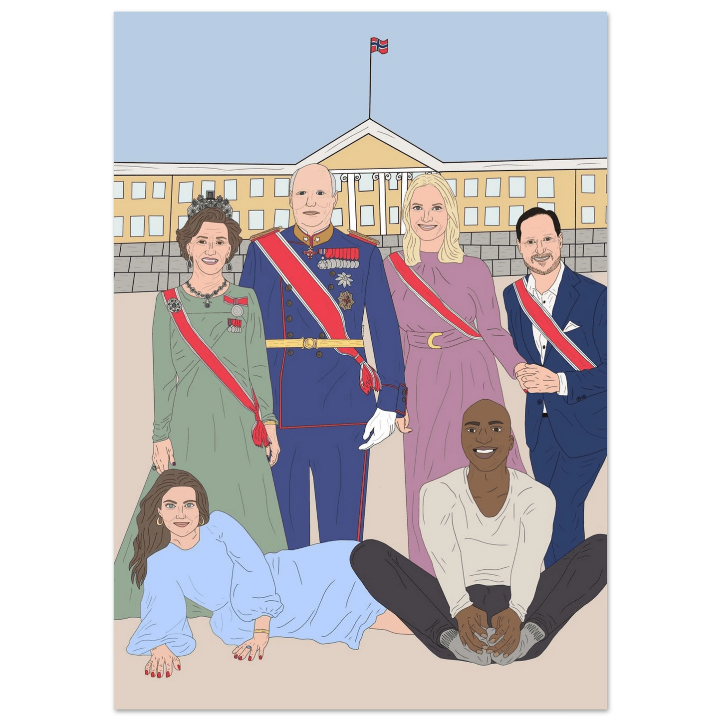 Kongefamilien Print Material - Printso