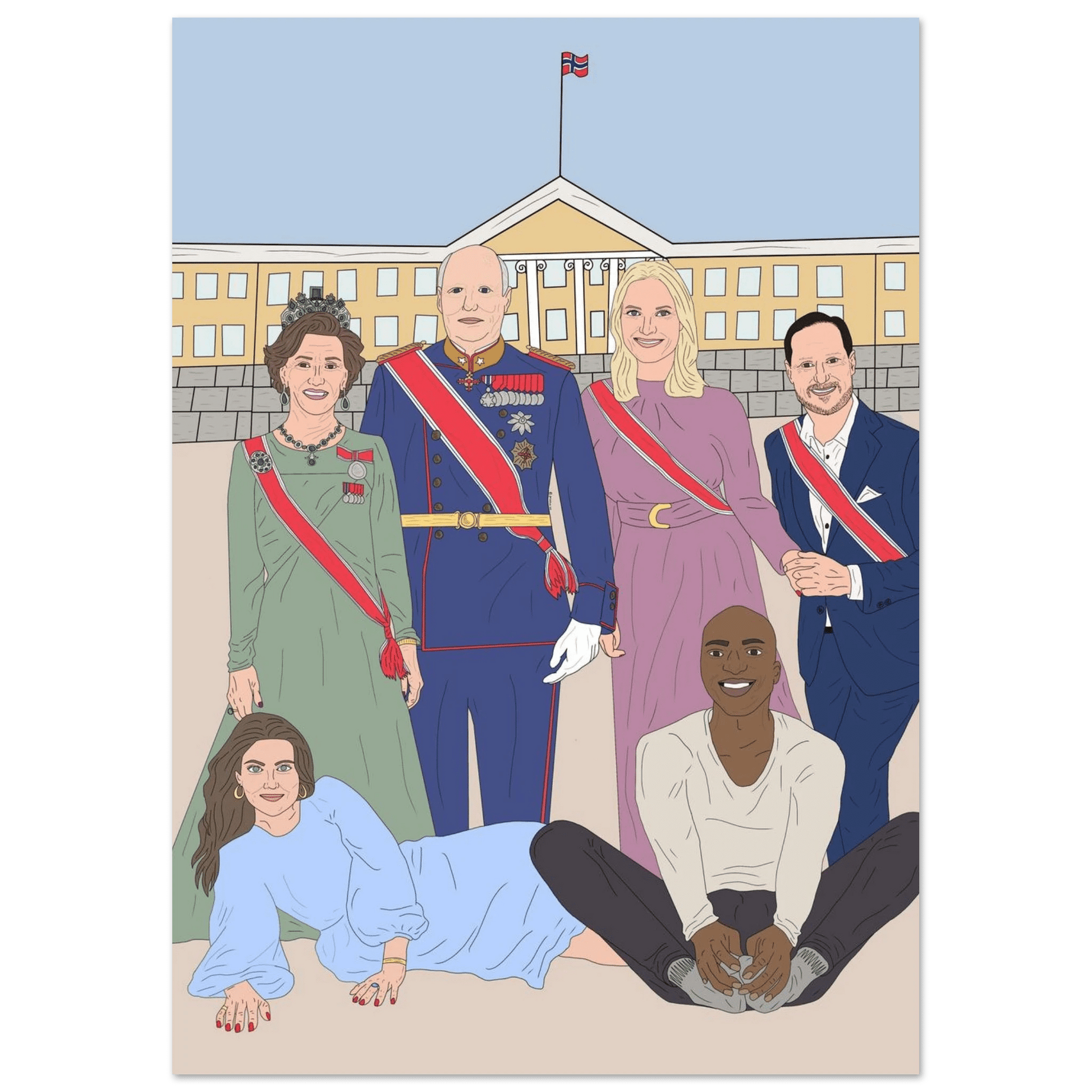 Kongefamilien Print Material - Printso