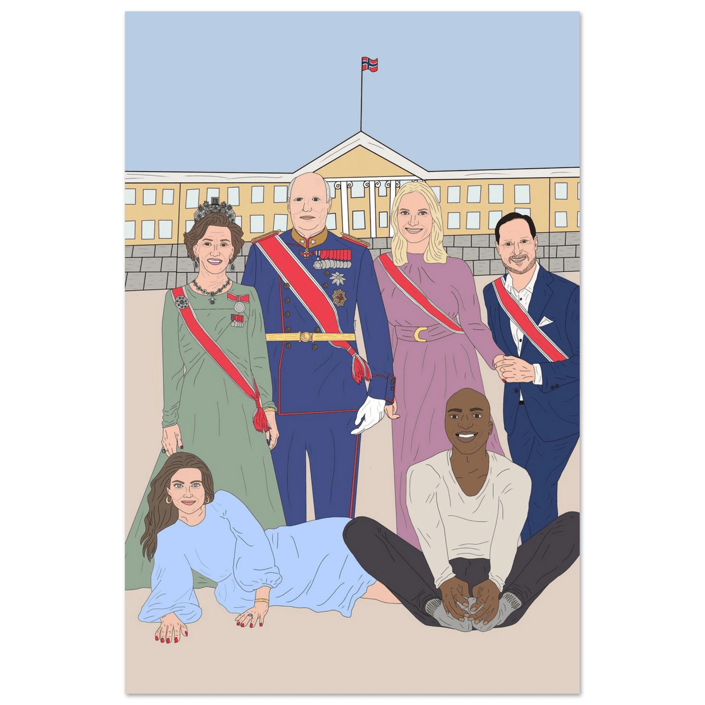 Kongefamilien Print Material - Printso