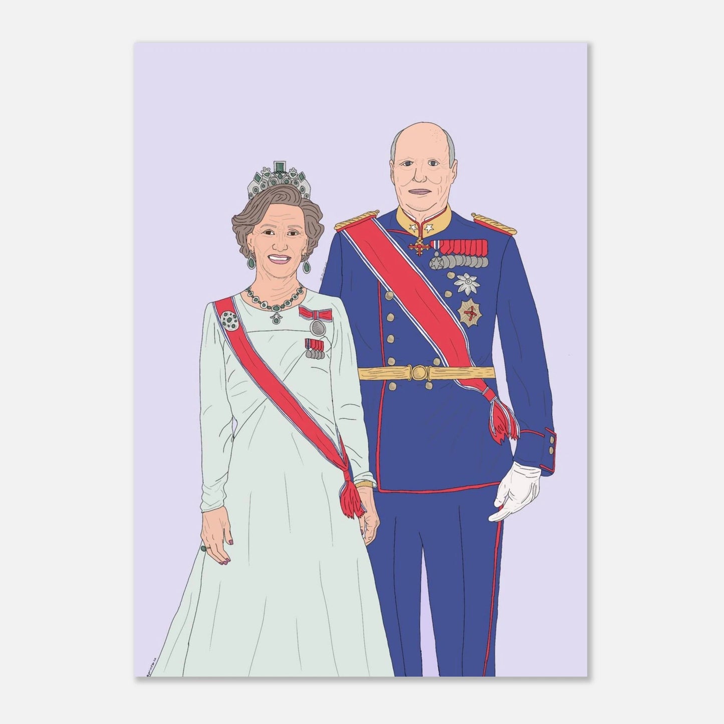 Kongeparet Print Material - Printso