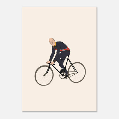 Syklende Kong Harald Print Material - Printso