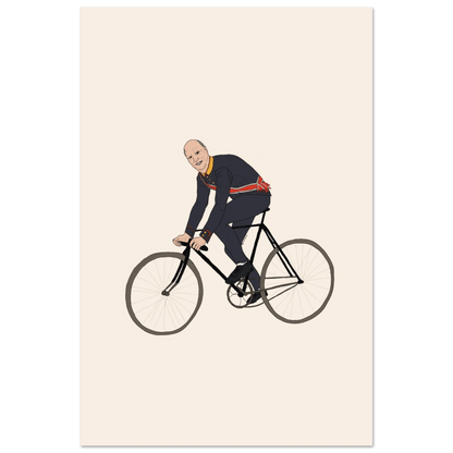 Syklende Kong Harald Print Material - Printso