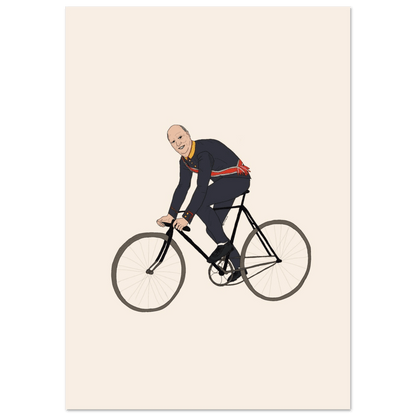 Syklende Kong Harald Print Material - Printso