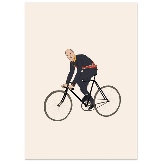 Syklende Kong Harald Print Material - Printso