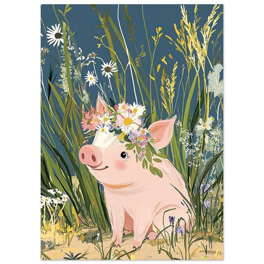 Vintage Gris Plakat Print Material - Printso