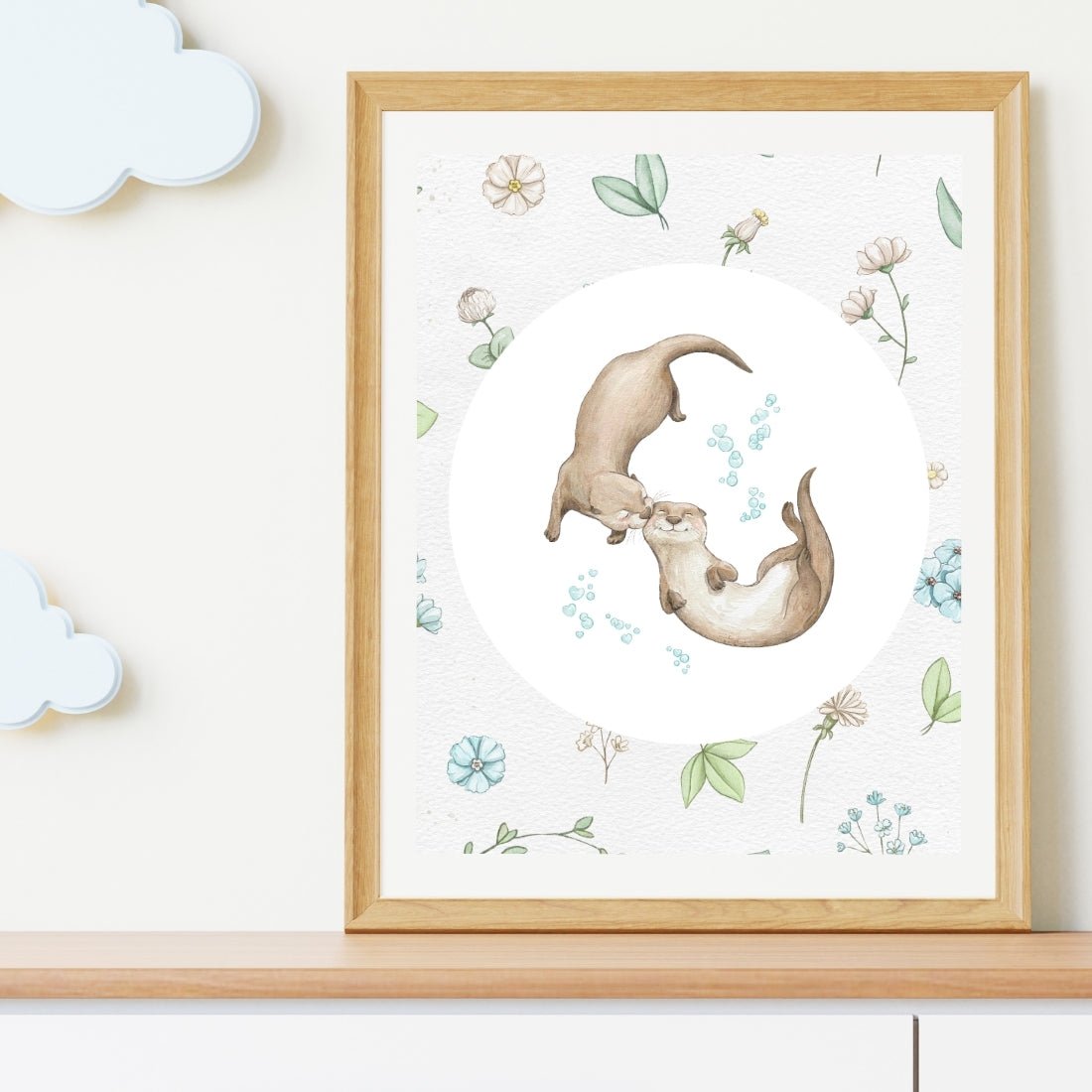 Vintage Otter Plakat Print Material - Printso