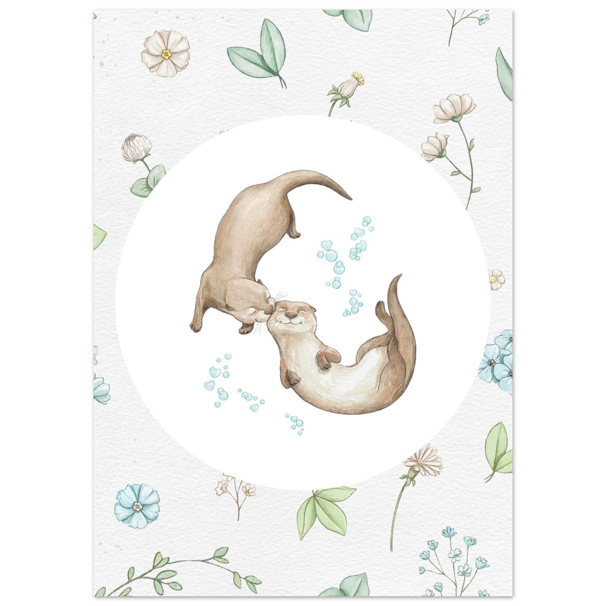 Vintage Otter Plakat Print Material - Printso